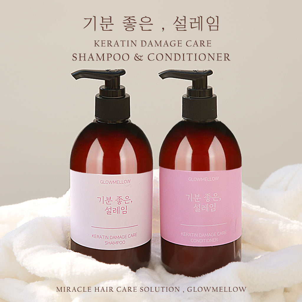 Keratin Damage Care Shampoo&Conditioner set